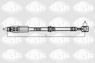 Przewód hamulcowy elastyczny SASIC 6606083