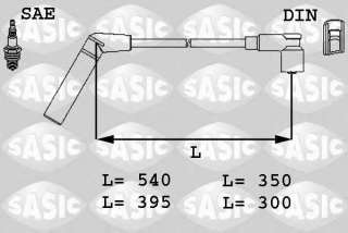 Zestaw przewodów zapłonowych SASIC 9286007