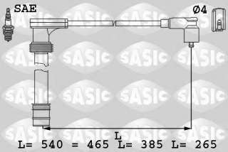 Zestaw przewodów zapłonowych SASIC 9286009