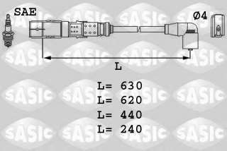 Zestaw przewodów zapłonowych SASIC 9286012