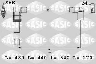 Zestaw przewodów zapłonowych SASIC 9286013