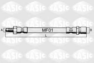 Przewód hamulcowy elastyczny SASIC SBH0137