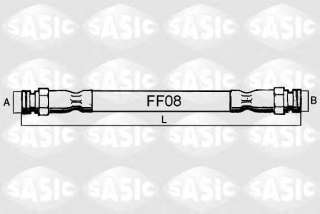 Przewód hamulcowy elastyczny SASIC SBH0152