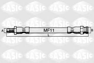 Przewód hamulcowy elastyczny SASIC SBH0153