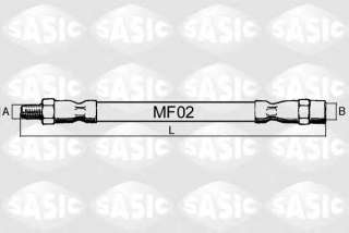 Przewód hamulcowy elastyczny SASIC SBH6273