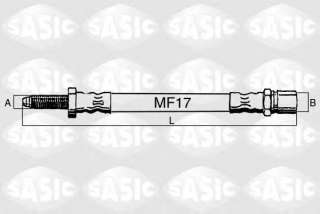Przewód hamulcowy elastyczny SASIC SBH6322