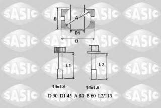 Zestaw naprawczy łącznika/wspornika SASIC T772005