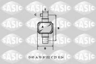 Zestaw naprawczy łącznika/wspornika SASIC T773022