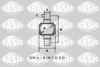 Zestaw naprawczy łącznika/wspornika SASIC T776001