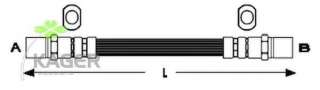 Przewód hamulcowy elastyczny KAGER 38-0195