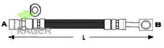 Przewód hamulcowy elastyczny KAGER 38-0528