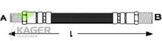 Przewód hamulcowy elastyczny KAGER 38-0556