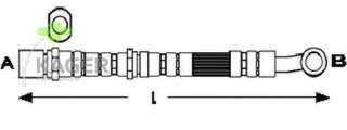 Przewód hamulcowy elastyczny KAGER 38-0673
