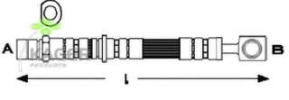 Przewód hamulcowy elastyczny KAGER 38-0858