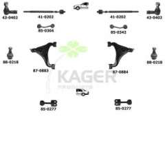 Zawieszenie koła KAGER 80-0143