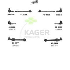 Zawieszenie koła KAGER 80-0176