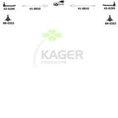 Zawieszenie koła KAGER 80-0216