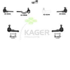 Zawieszenie koła KAGER 80-0227
