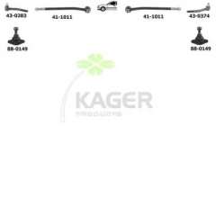 Zawieszenie koła KAGER 80-0240
