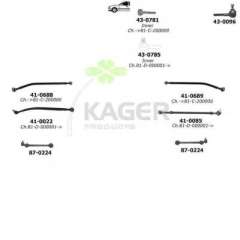 Zawieszenie koła KAGER 80-0272