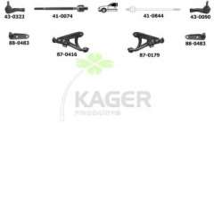Zawieszenie koła KAGER 80-0357