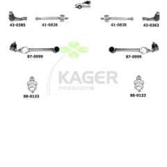Zawieszenie koła KAGER 80-0507