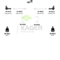 Zawieszenie koła KAGER 80-0647