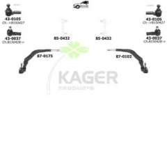 Zawieszenie koła KAGER 80-0760