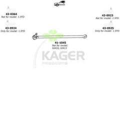 Zawieszenie koła KAGER 80-1253