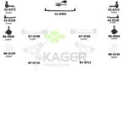 Zawieszenie koła KAGER 80-1369