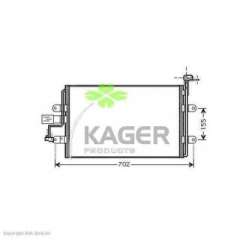 Chłodnica klimatyzacji KAGER 94-6002
