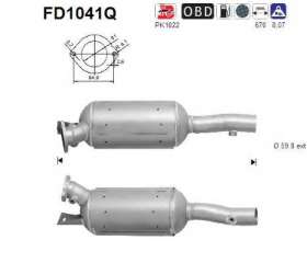 Filtr sadzy układu wydechowego AS FD1041Q