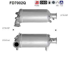 Filtr sadzy układu wydechowego AS FD7002Q