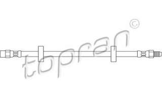 Przewód hamulcowy elastyczny TOPRAN 102 635