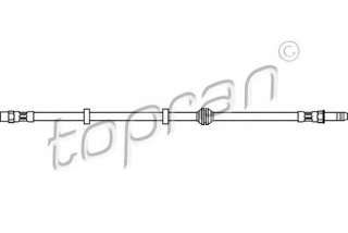 Przewód hamulcowy elastyczny TOPRAN 103 067