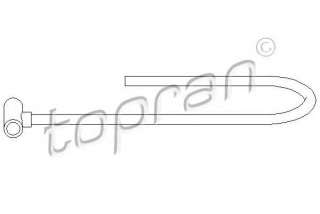 Przewód wentylacji skrzyni korbowej TOPRAN 107 393