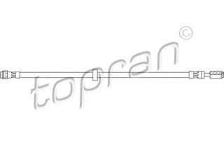 Przewód hamulcowy elastyczny TOPRAN 108 393