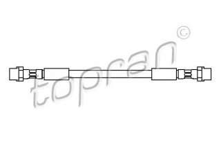 Przewód hamulcowy elastyczny TOPRAN 109 394
