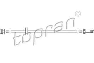Przewód hamulcowy elastyczny TOPRAN 110 402