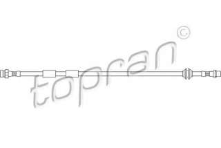 Przewód hamulcowy elastyczny TOPRAN 110 409