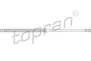 Przewód hamulcowy elastyczny TOPRAN 111 057