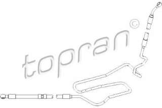 Przewód hydrauliczny układu wspomagania TOPRAN 113 358