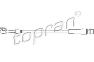 Przewód hamulcowy elastyczny TOPRAN 200 915