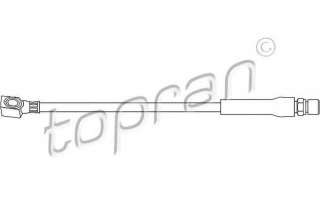 Przewód hamulcowy elastyczny TOPRAN 200 926