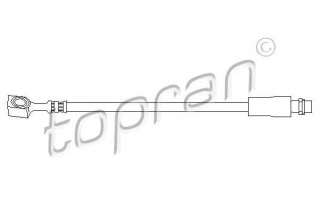 Przewód hamulcowy elastyczny TOPRAN 206 495