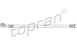 Przewód hamulcowy elastyczny TOPRAN 207 223