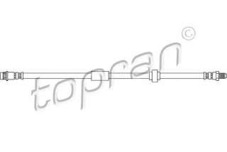 Przewód hamulcowy elastyczny TOPRAN 207 535