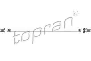 Przewód hamulcowy elastyczny TOPRAN 300 329