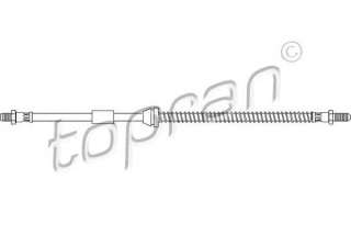 Przewód hamulcowy elastyczny TOPRAN 300 458