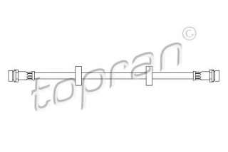 Przewód hamulcowy elastyczny TOPRAN 300 552